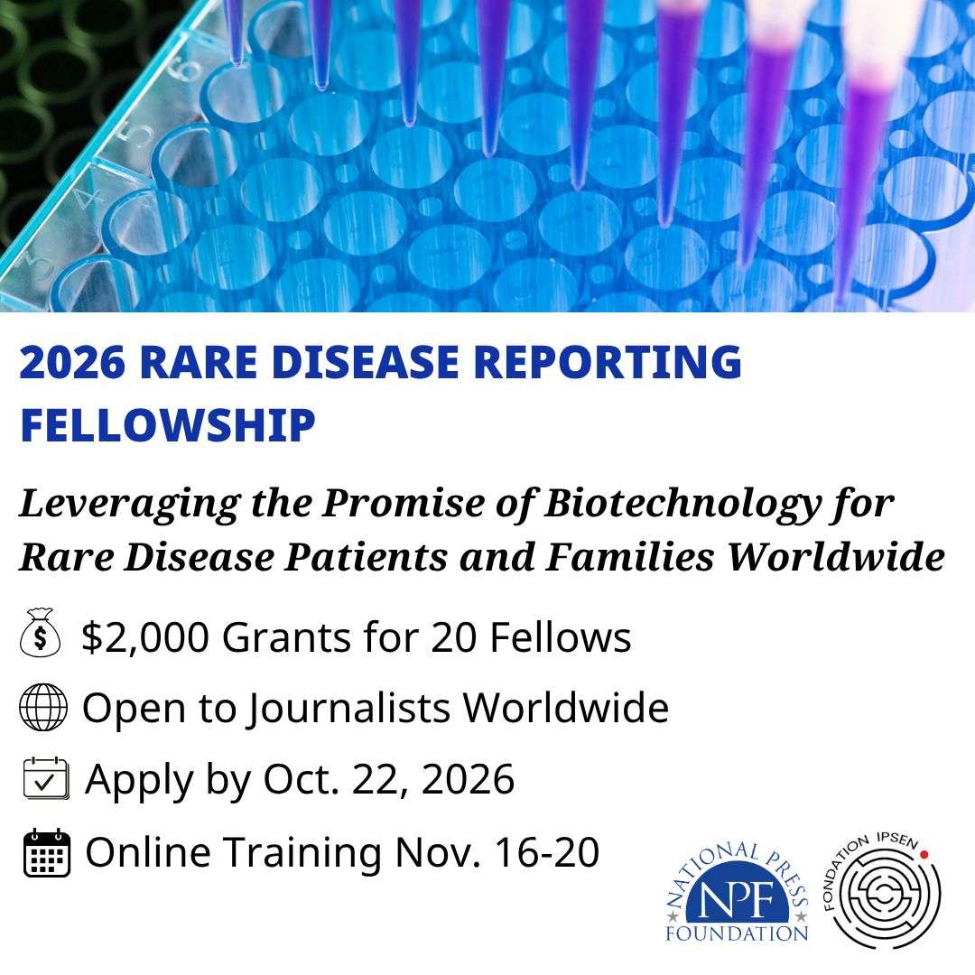 Rare disease reporting fellowship for international journalists