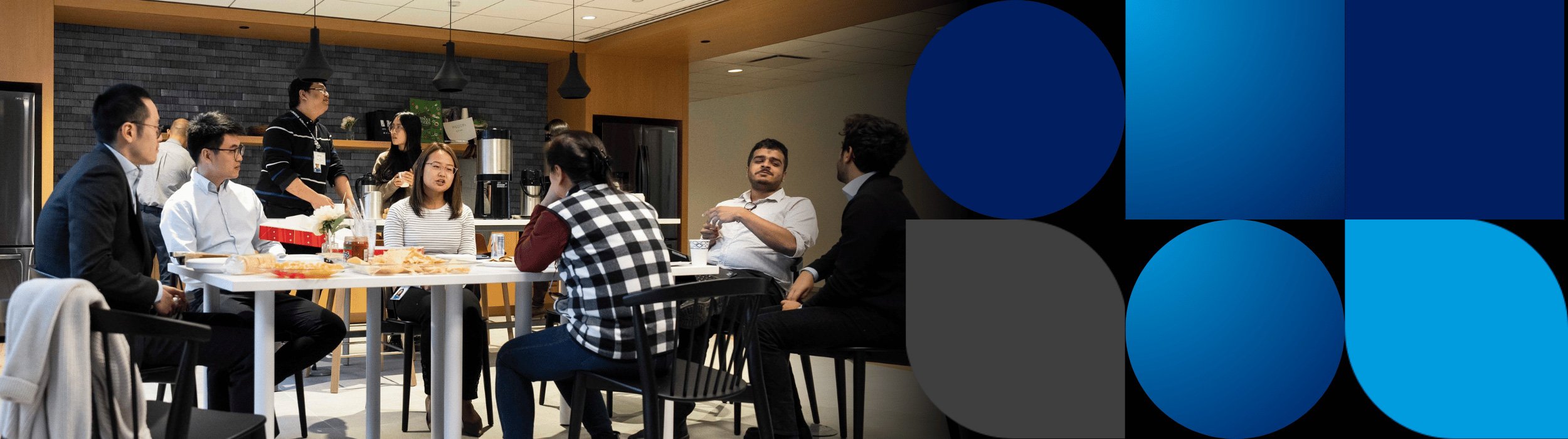 IMF Fund Internship Program participants in discussion around a table