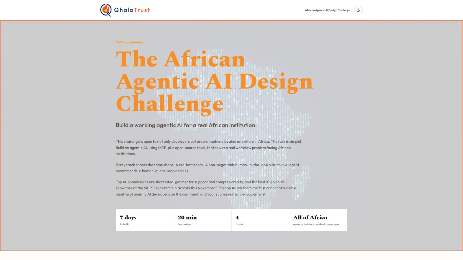 African Agentic AI Design Challenge 2026 opportunity