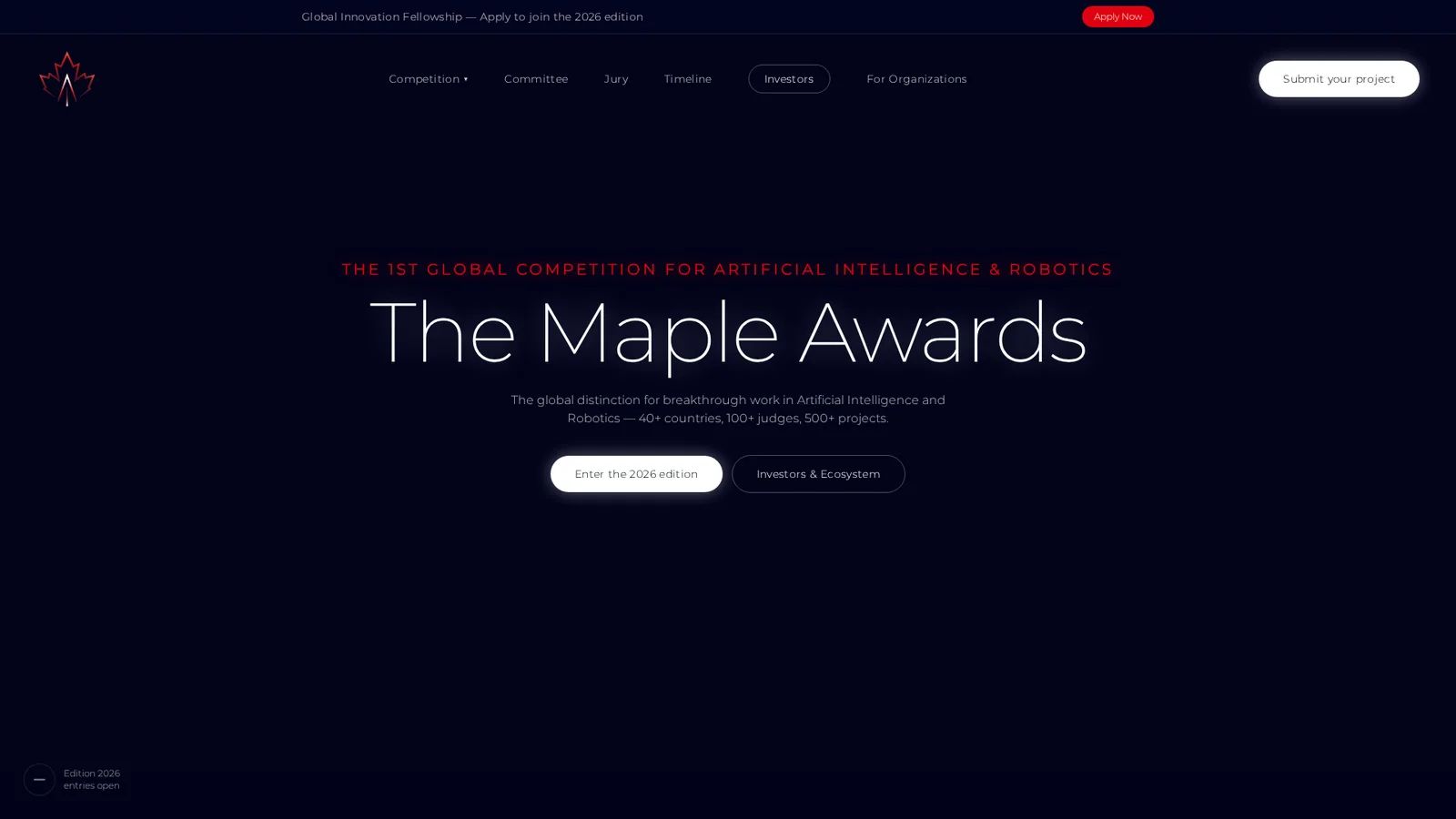 Maple Global Innovation Fellowship 2026
