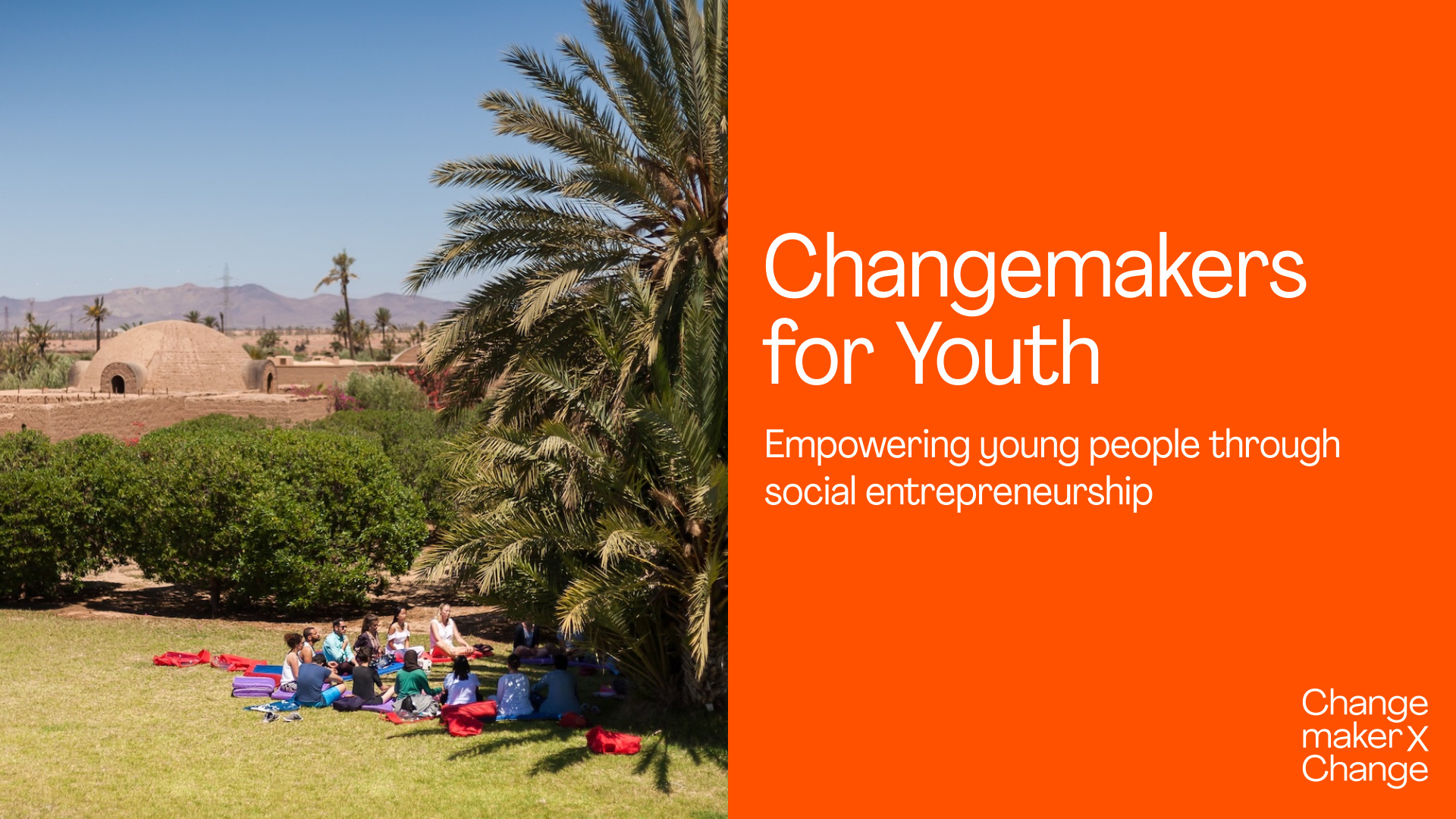 Changemakers for Youth participants at a ChangemakerXchange summit