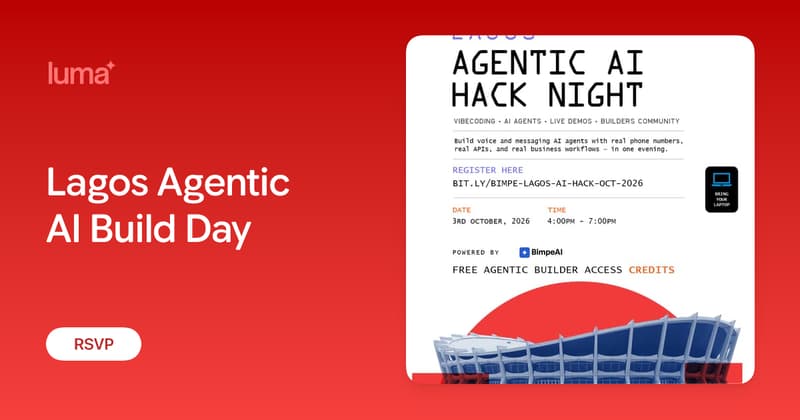 Lagos Agentic AI Build Day opportunity