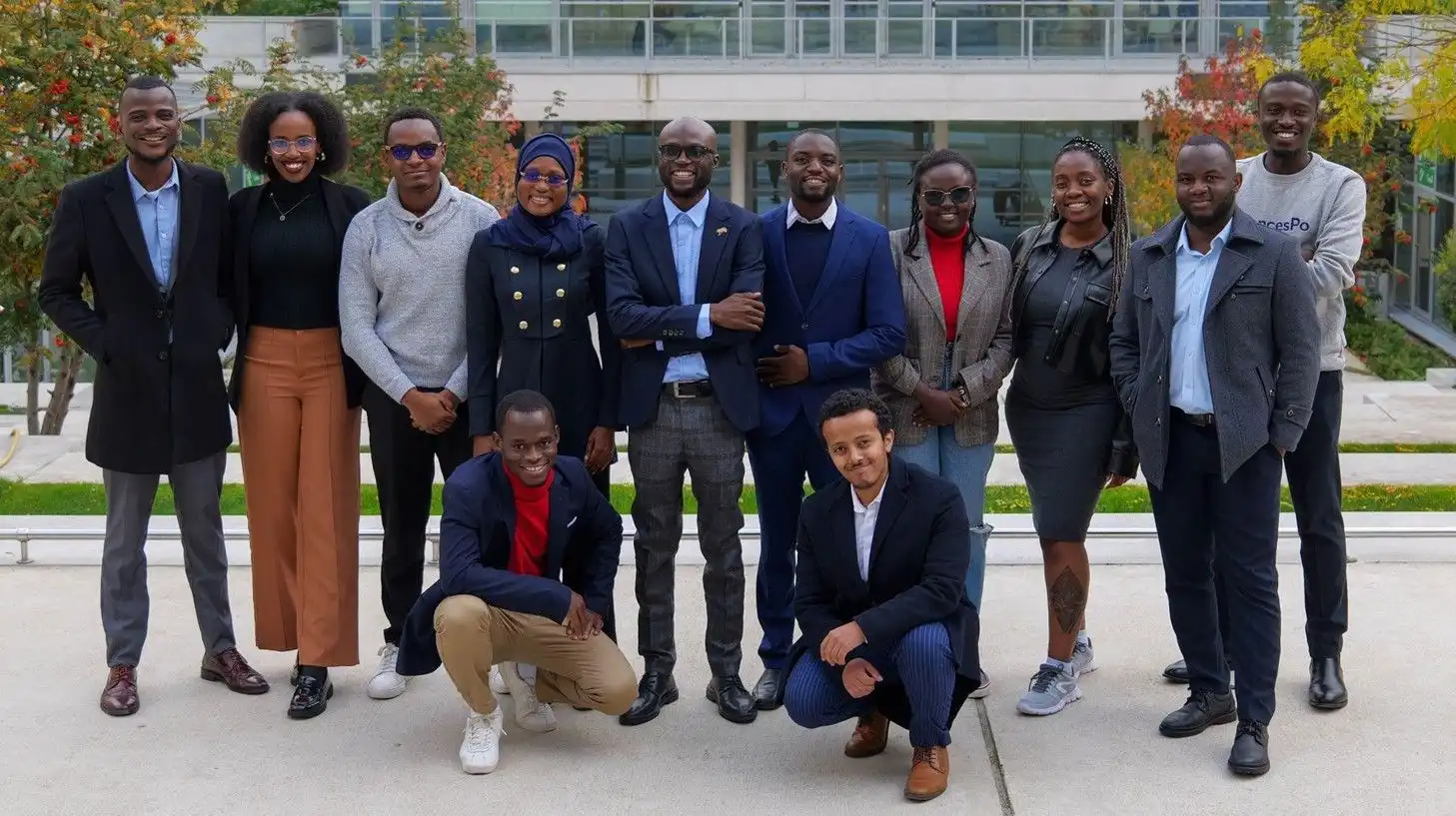 Sciences Po Mastercard Foundation Scholars cohort photo.