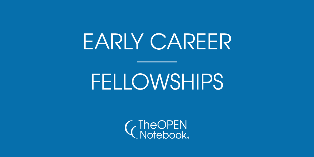 The Open Notebook Early Career Fellowships graphic