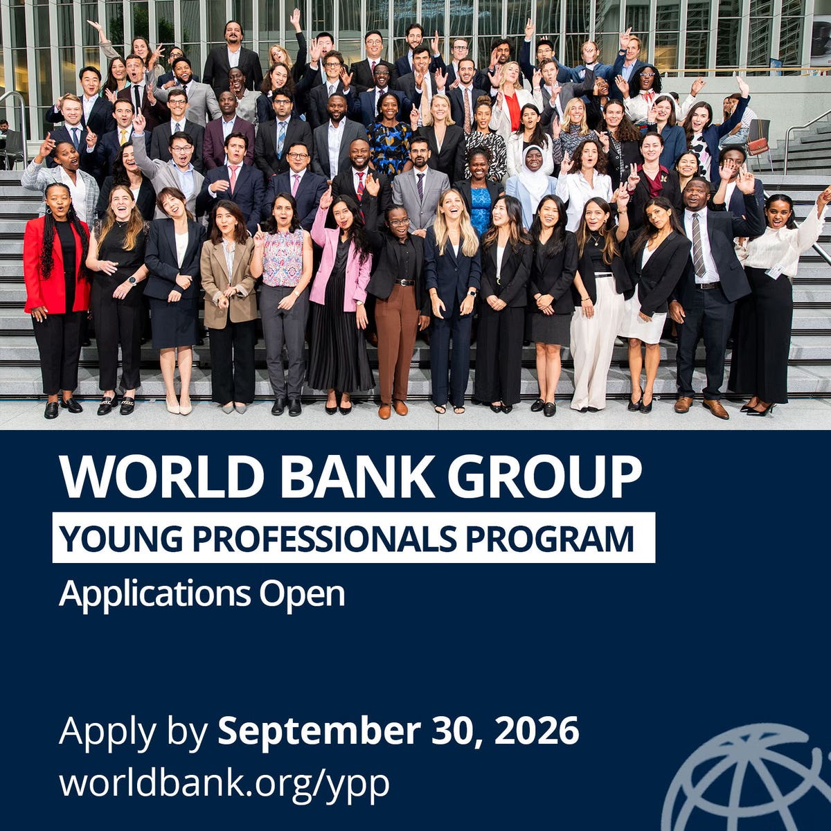 World Bank Group Young Professionals Program cohort group photo
